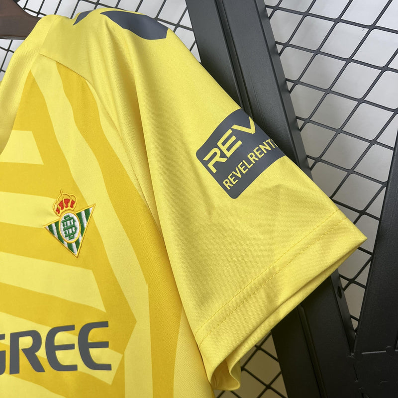 Camisa Real Betis 25/26 Goleiro Amarela - Torcedor