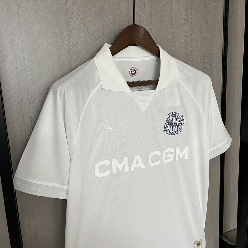Camisa Olympique de Marseille 24/25 Edição Especial - Torcedor - Branca