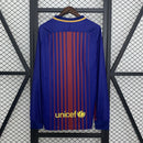 Camisa Retrô Barcelona 2017/2018 I Home - Manga Longa