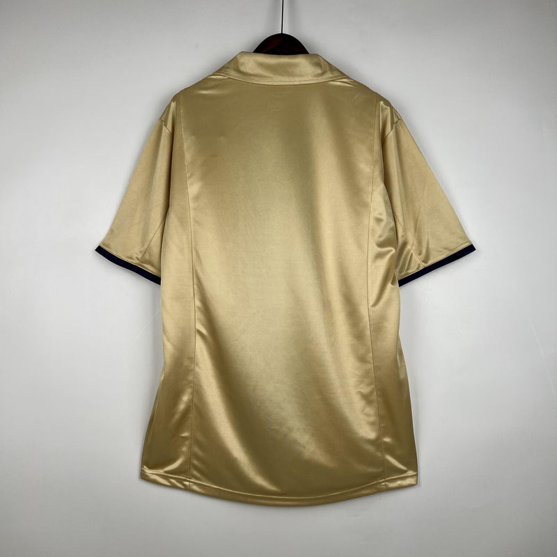 Camisa Retrô Barcelona 2002 II Away - Dourada - Nike