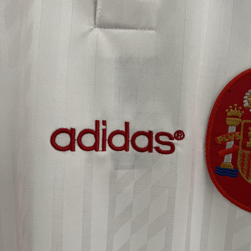 Camisa Retrô Espanha 1994 II Away - Branca - Adidas