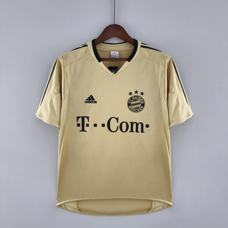 Camisa Retrô Bayern de Munique 2004/2005 II Away - Dourada - Adidas