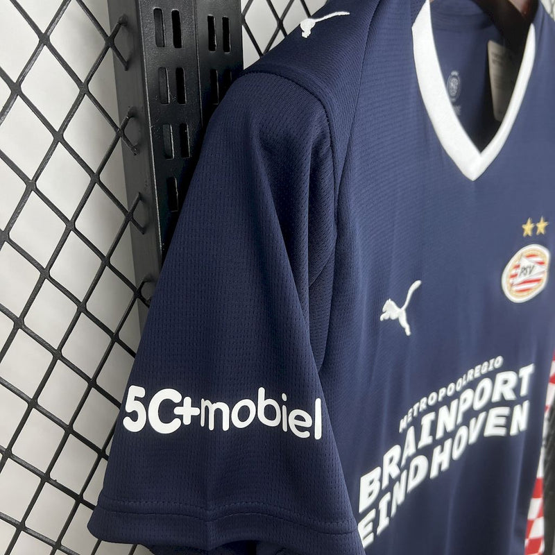 Camisa PSV 2025/26 II Away - Torcedor - Azul Escuro
