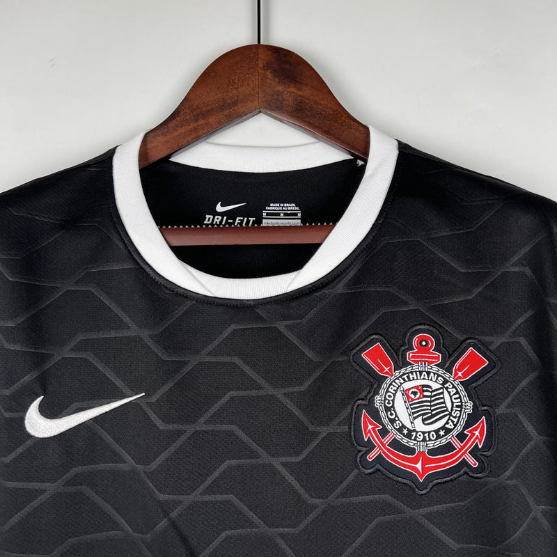 Camisa Retrô Corinthians 2008 II Away - Preta - Nike