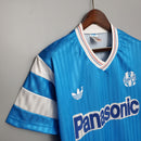 Camisa Retrô Olympique Marseille 1990 II Away - Azul - Adidas