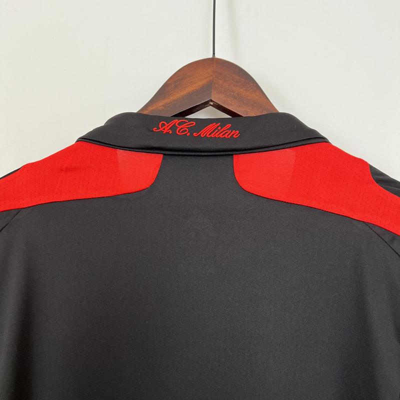 Camisa Retrô Milan 2007/2008 III Third - Preta - Adidas