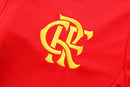 22/23 Conjunto Treino Flamengo - Frio Zíper Curto - Vermelho Amarelo