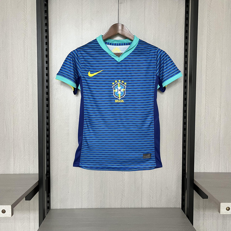 Camisa Brasil 2024/25 II Away - Feminina - Azul