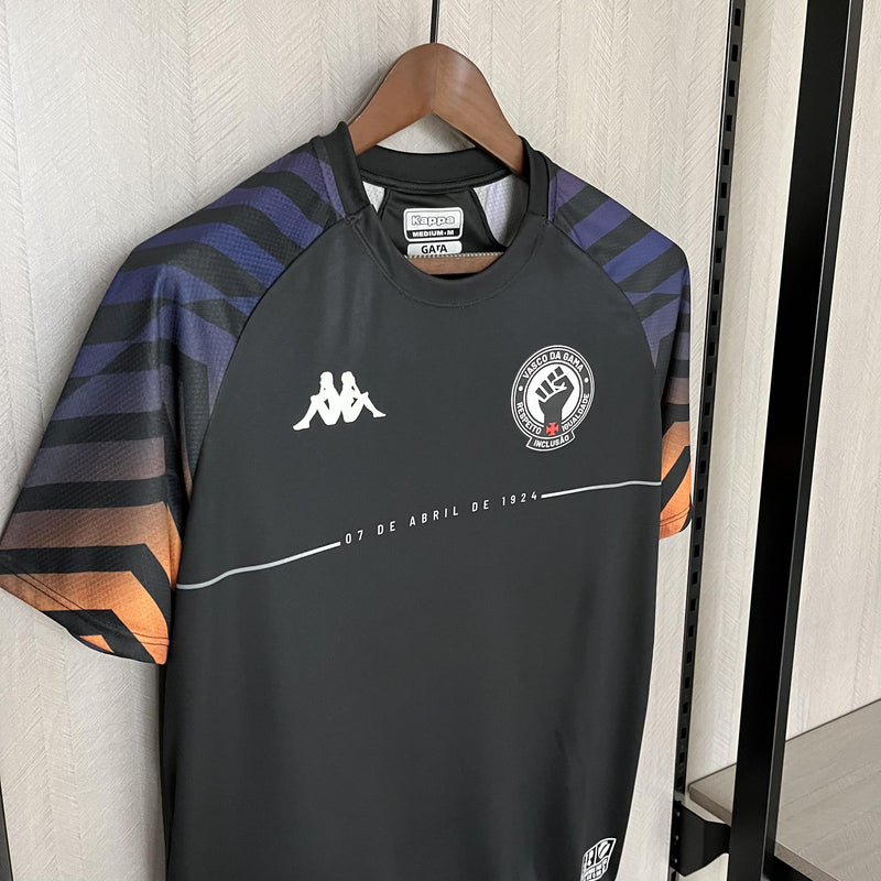 Camisa Vasco 2024/25 Aquecimento - Torcedor - Preta