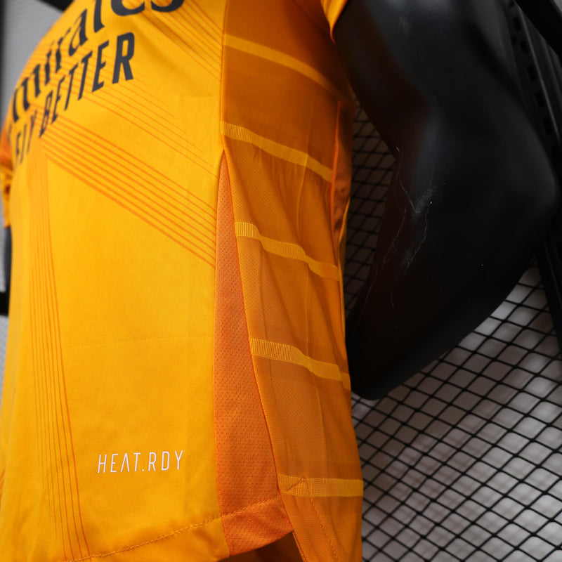 Camisa Real Madrid 2024/2025 II Away - Jogador - Laranja