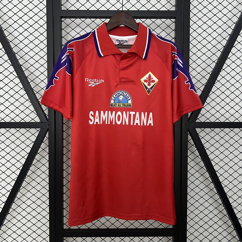 Camisa Retrô Fiorentina 1995/1996 III Third - Vermelha - Reebok