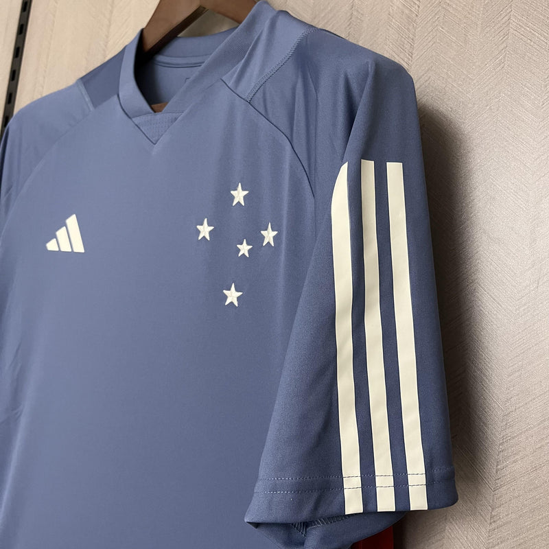 Camisa Cruzeiro 2024/25 Treino Azul - Torcedor