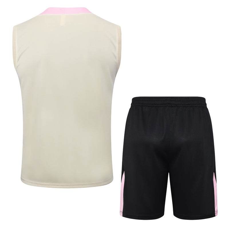 24/25 Conjunto Treino PSG - Regata - Bege