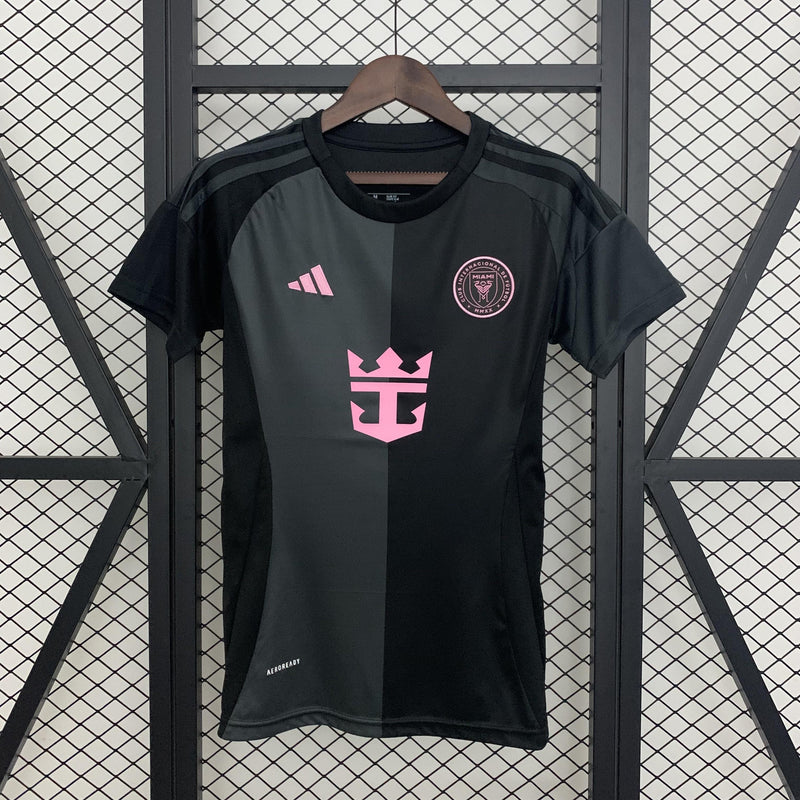Camisa Inter Miami 2025/26 II Away - Feminina - Preta