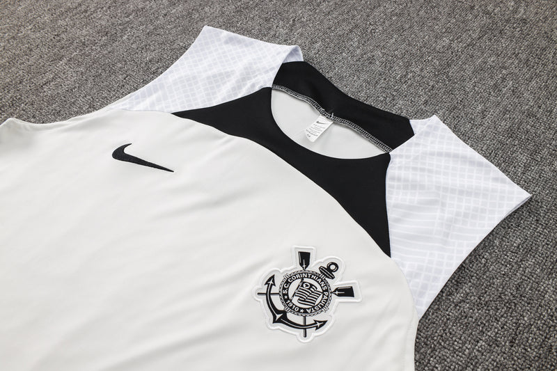 24/25 Conjunto Treino Corinthians - Regata - Branco