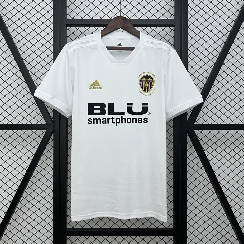 Camisa Retrô Valência 2018/2019 I Home - Branca