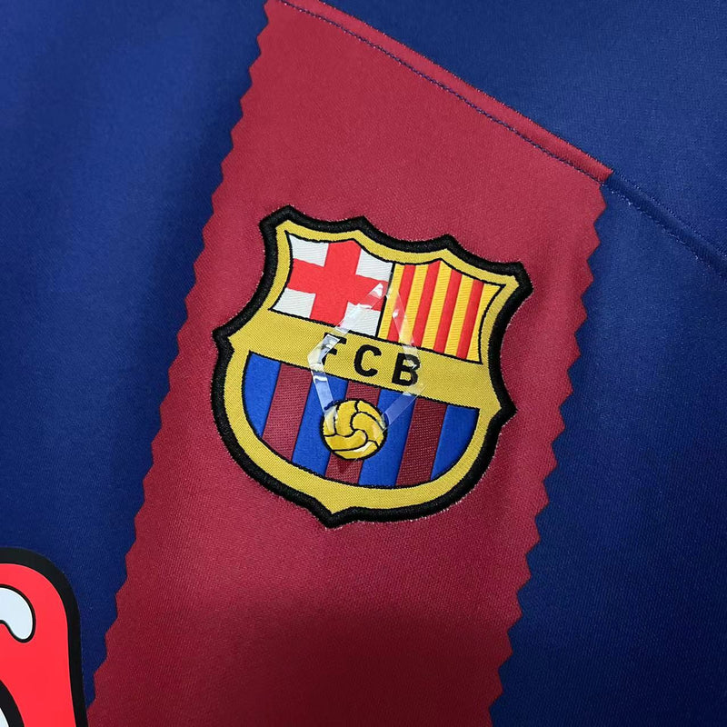 Camisa Barcelona 2023/24 I Home 'Rolling Stones' - Torcedor
