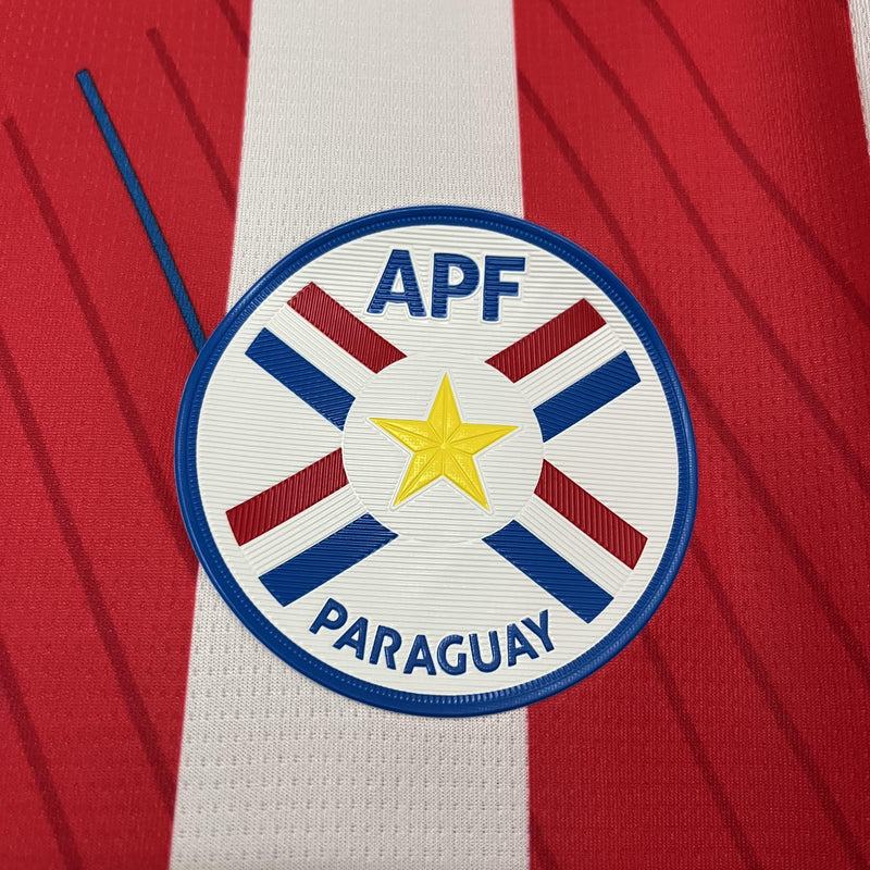 Camisa Paraguai 2024/25 I Home - Torcedor
