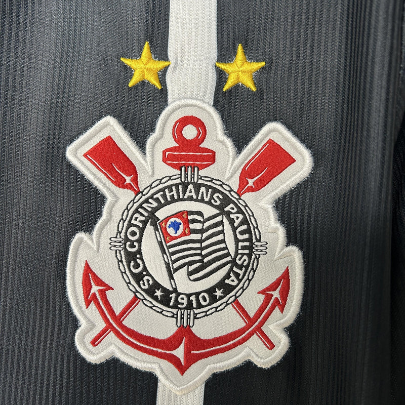 Camisa Retrô Corinthians 1999/2000 II Away - Preta