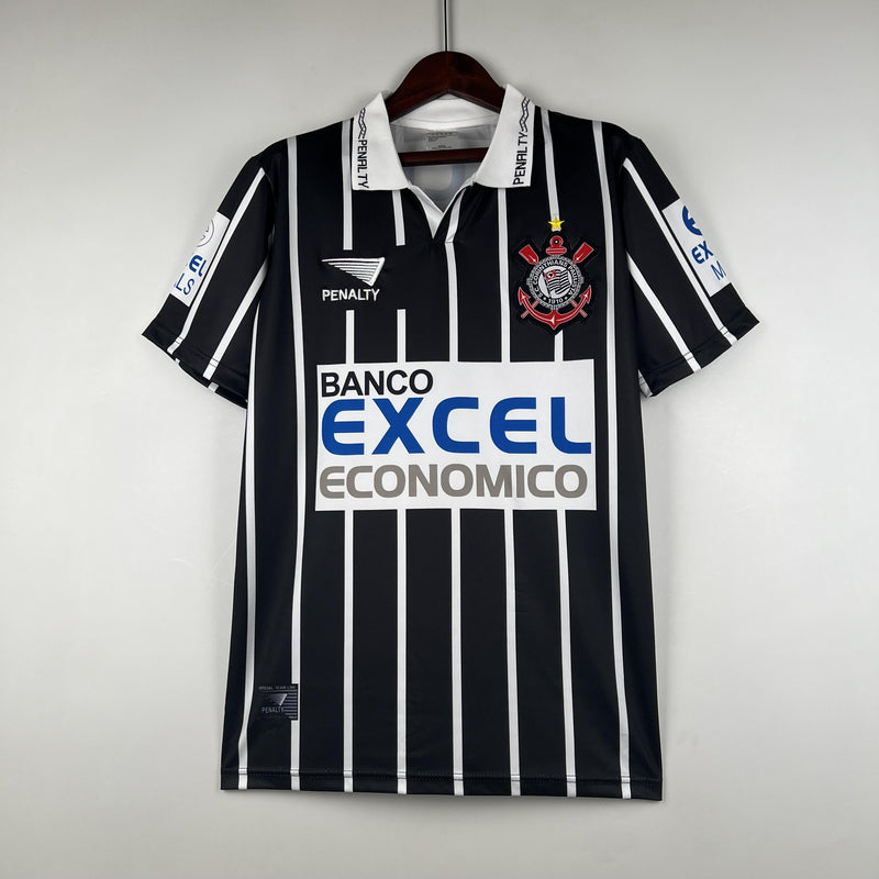 Camisa Retrô Corinthians 1997 II Away - Preta - Penalty