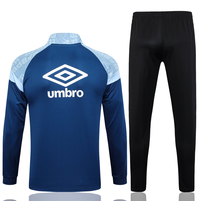 23/24 Conjunto Treino Grêmio - Frio Zíper Curto