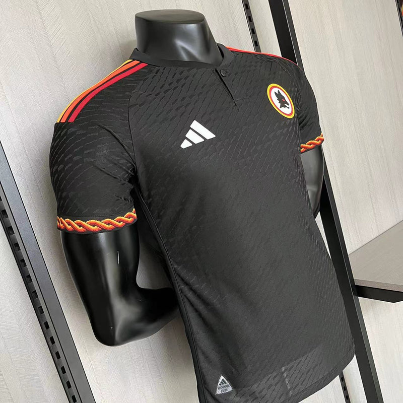 Camisa Roma 2023/24 II Away - Jogador - Preta