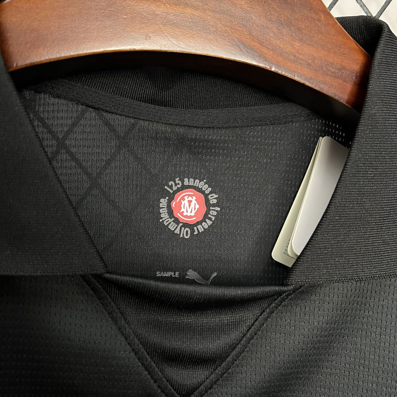 Camisa Olympique de Marseille 24/25 Edição Especial 125 Anos - Torcedor - Preta