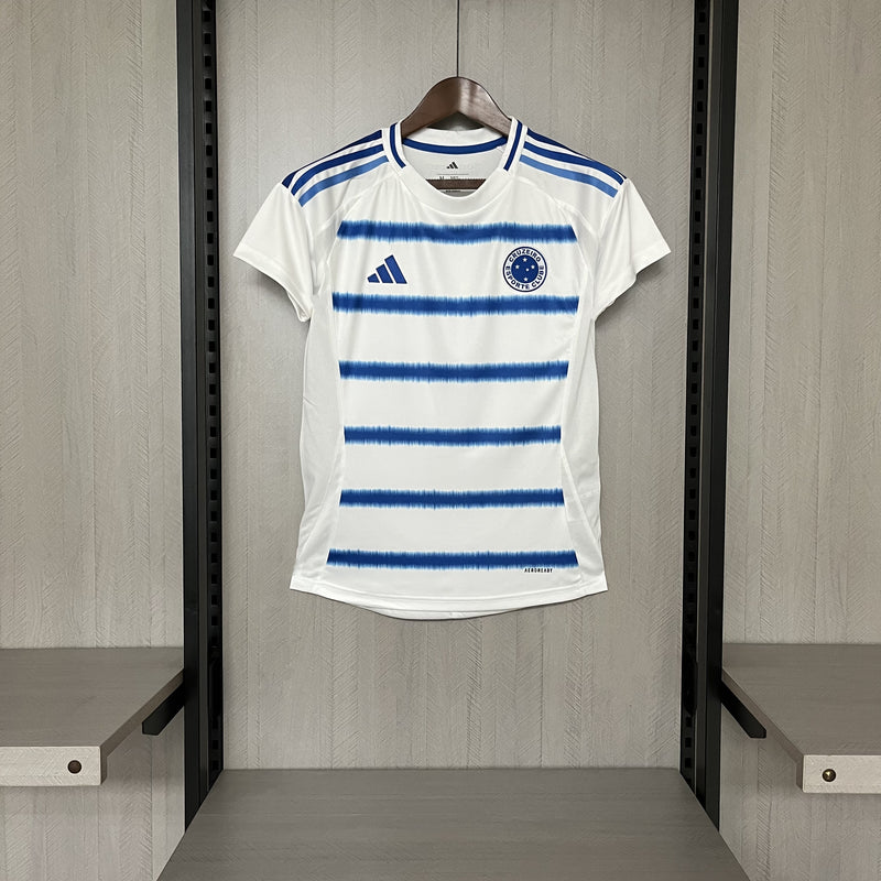 Camisa Cruzeiro 2025/26 II Away - Torcedor - Branca - Feminina