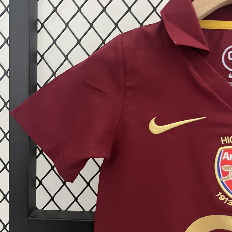 Conjunto Infantil Retrô - Arsenal 2005/06 I Home