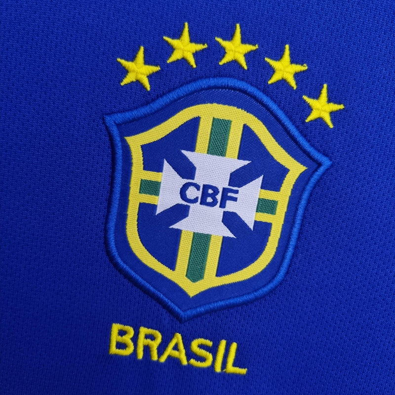 Camisa Retrô Brasil 2004/2006 II Away - Azul - Nike
