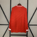 Camisa Retrô Manchester United 1986/1988 - Manga Longa - Adidas