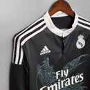 Camisa Retrô Real Madrid 2014/2015 III Third Dragão - Manga Longa Adidas