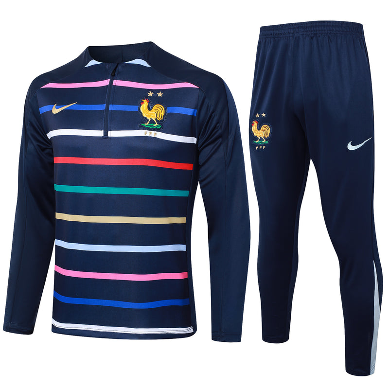 24/25 Conjunto França - Frio Zíper Curto - Colorido