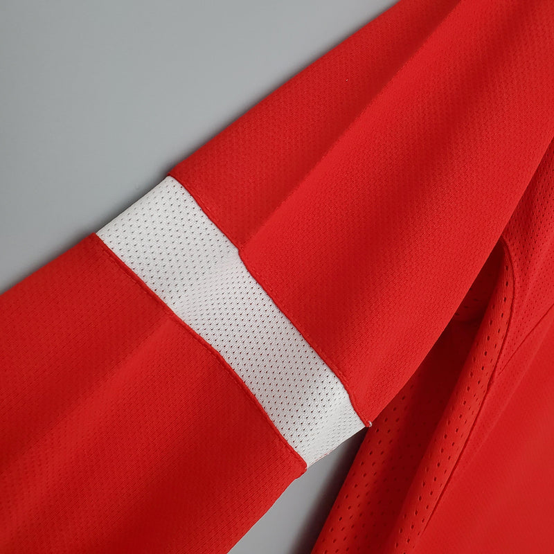 Camisa Retrô Manchester United 2004/2006 I Home - Manga Longa Nike