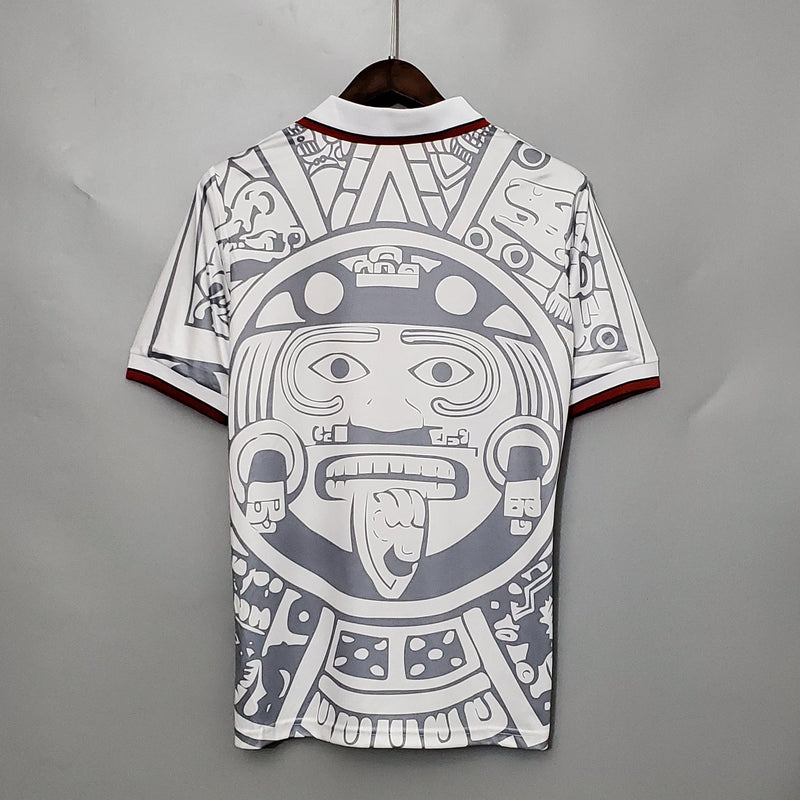 Camisa Retrô México 1998 II Away - Branca