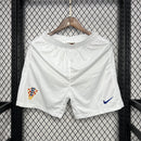 Short Croácia 2024/25 Euro I Home - Branco