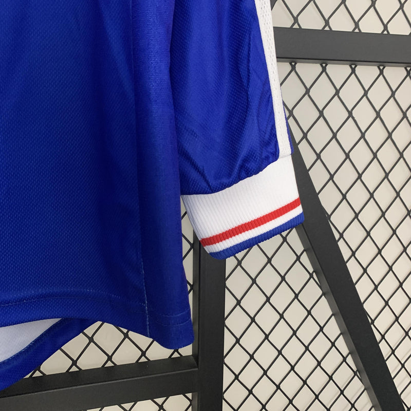 Camisa Retrô França 1998 I Home - Manga Longa - Adidas