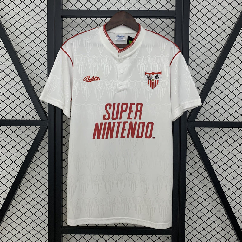 Camisa Retrô Sevilla 1991/1992 I Home Super Nintendo