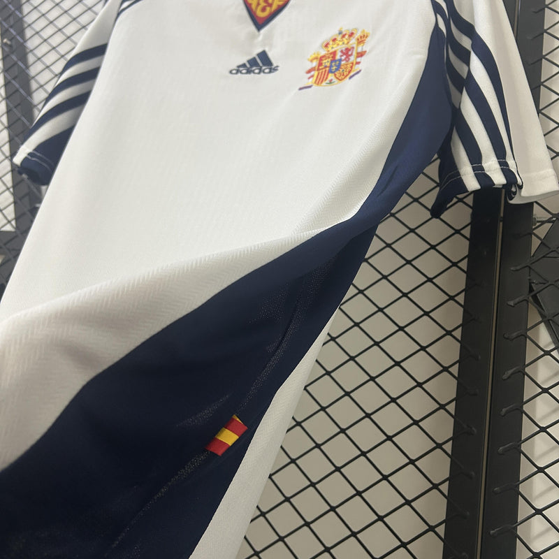 Camisa Retrô Espanha 1998 II Away - Branca - Adidas