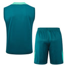 24/25 Conjunto Treino Portugal - Regata - Verde Escuro