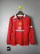 Camisa Retrô Manchester United 2005 I Home - Manga Longa Nike