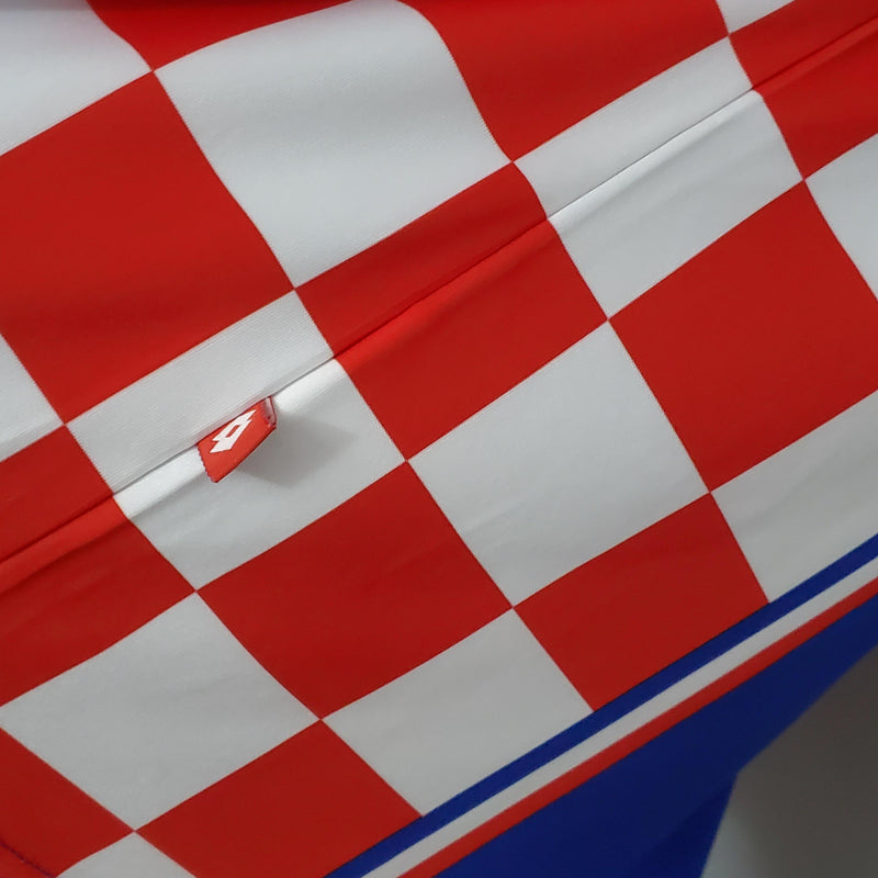 Camisa Retrô Croácia 1998 I Home - Lotto