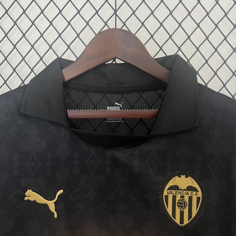 Camisa Valencia 2024/25 II Away - Torcedor - Preta