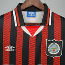 Camisa Retrô Manchester City 1994/1996 II Away - Vermelha - Umbro