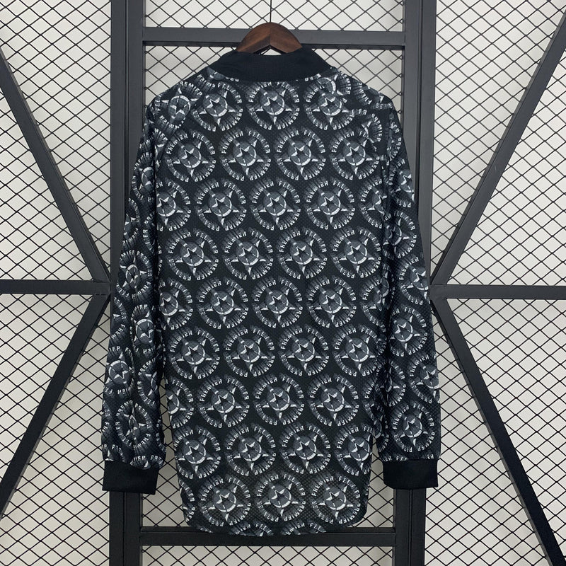 Camisa Retrô de Goleiro Arsenal 1994/1995 - Manga Longa - Preta