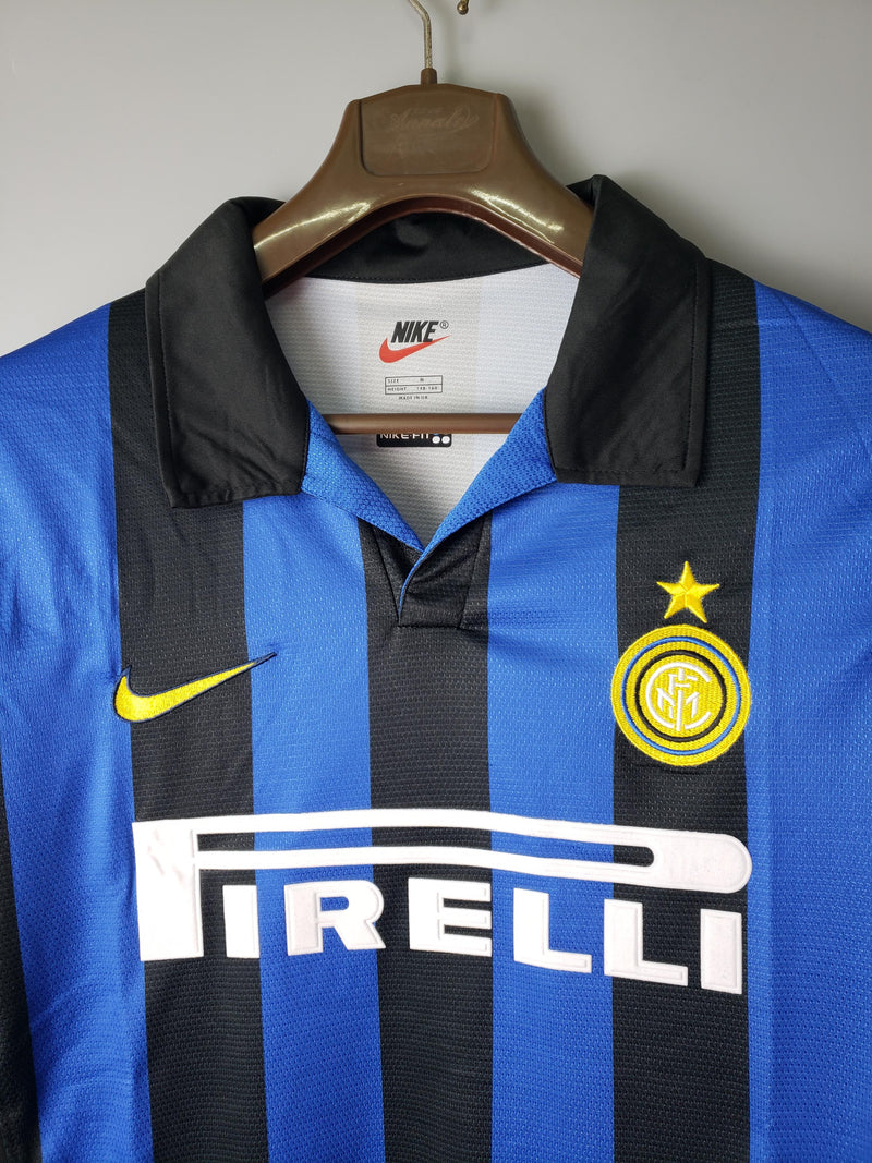 Camisa Retrô Inter de Milão 1998 I Home - Manga Longa Nike