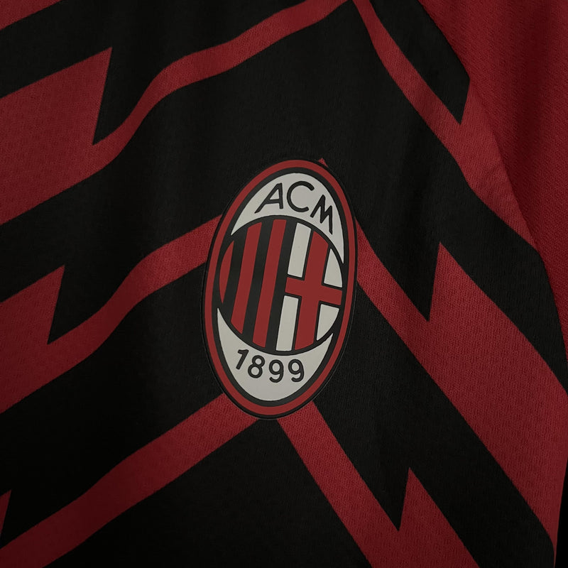 Camisa Milan 2023/24 Pré-Jogo - Torcedor