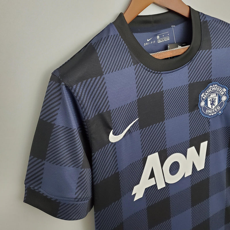 Camisa Retrô Manchester United 2013/2014 III Third - Azul Escuro