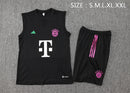 24/25 Conjunto Treino Bayern de Munique - Calor - Regata - Preto