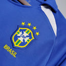 Camisa Retrô Brasil 2002 II Away - Azul - Nike